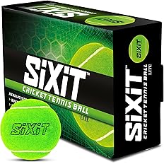 Sixit Heavy Cricket Tennis Ball ( Pc of 6)