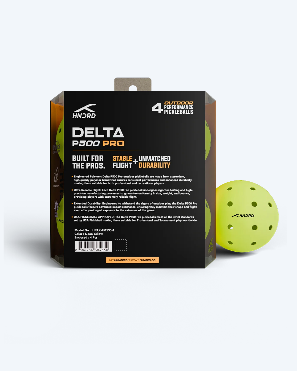 Hundred Delta P500 Pro Pickleball (4 in 1)