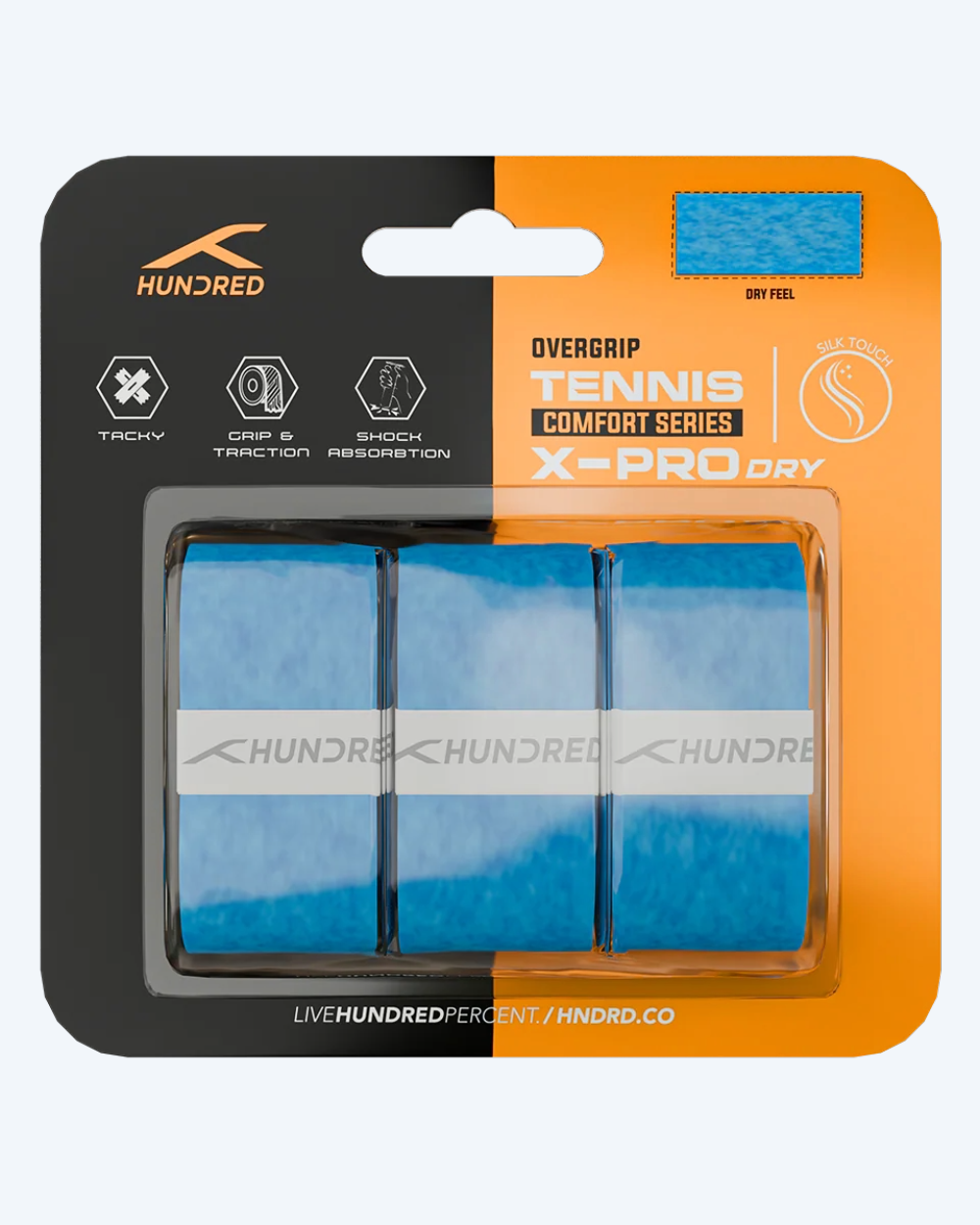 Hundred X-Pro Dry Tennis Grip (3 in 1)