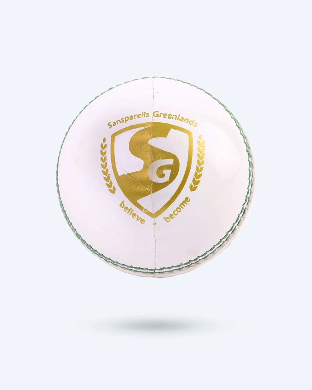 SG Club™ White Cricket Leather Ball