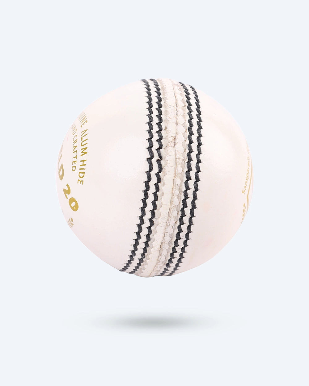 SG Shield 20 White Cricket Leather Ball