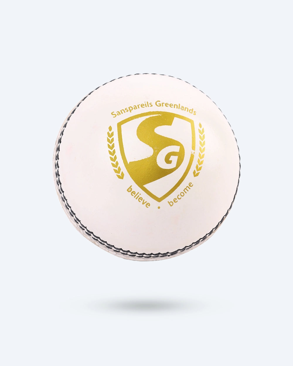SG Shield 20 White Cricket Leather Ball