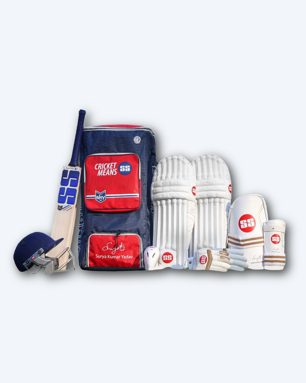 SS Sky EW Full Cricket Kit
