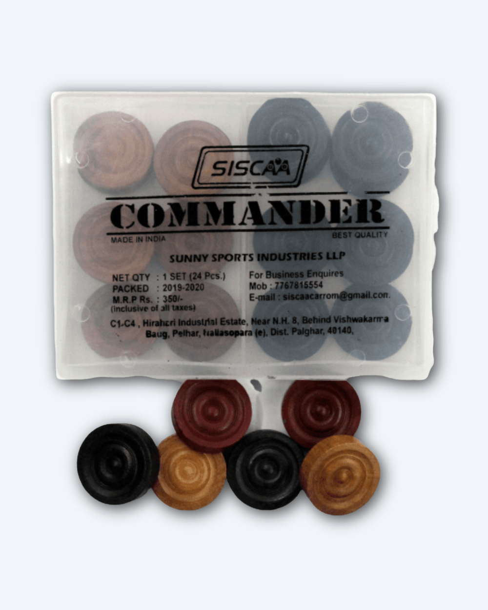 Siscaa Commander Carrom Coins