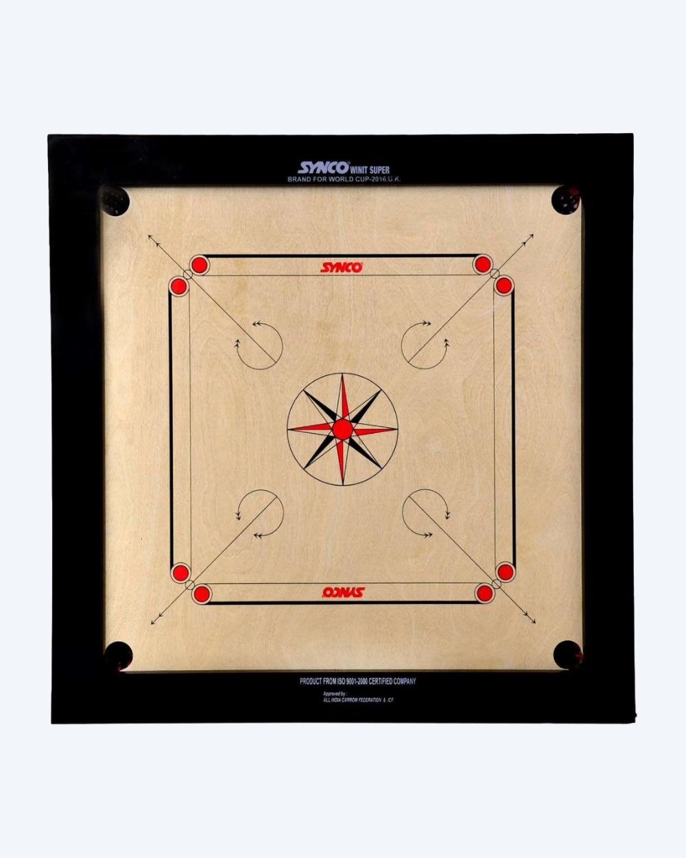 Synco Winit Super 8mm Carrom Board