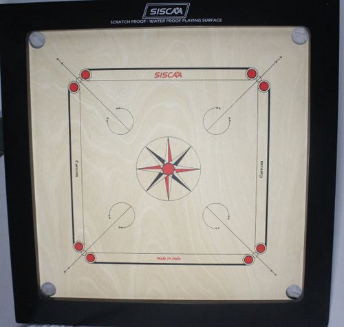 SISCAA TOURNAMENT 16MM CARROM BOARD
