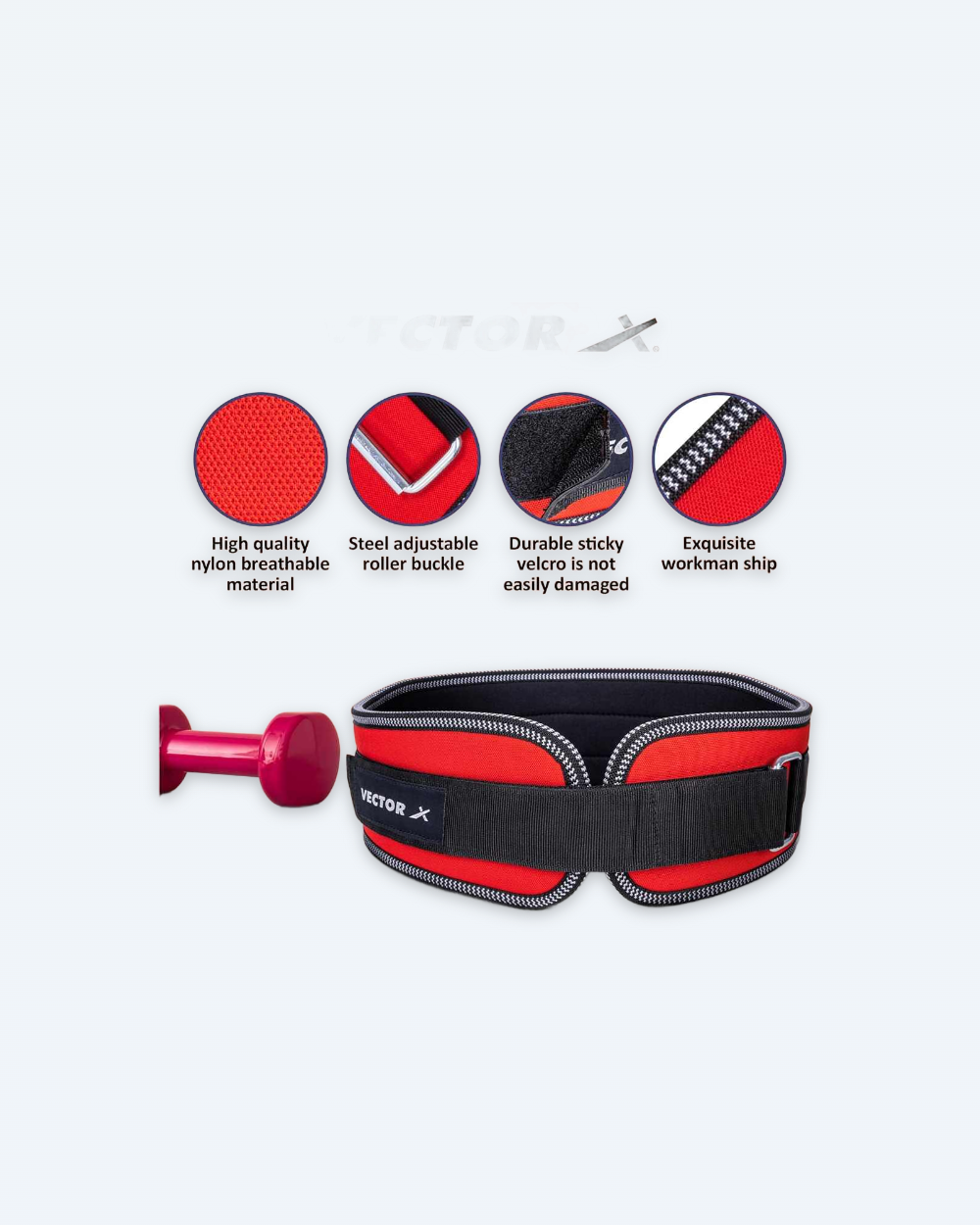 Vector X Level Up Gym Belt