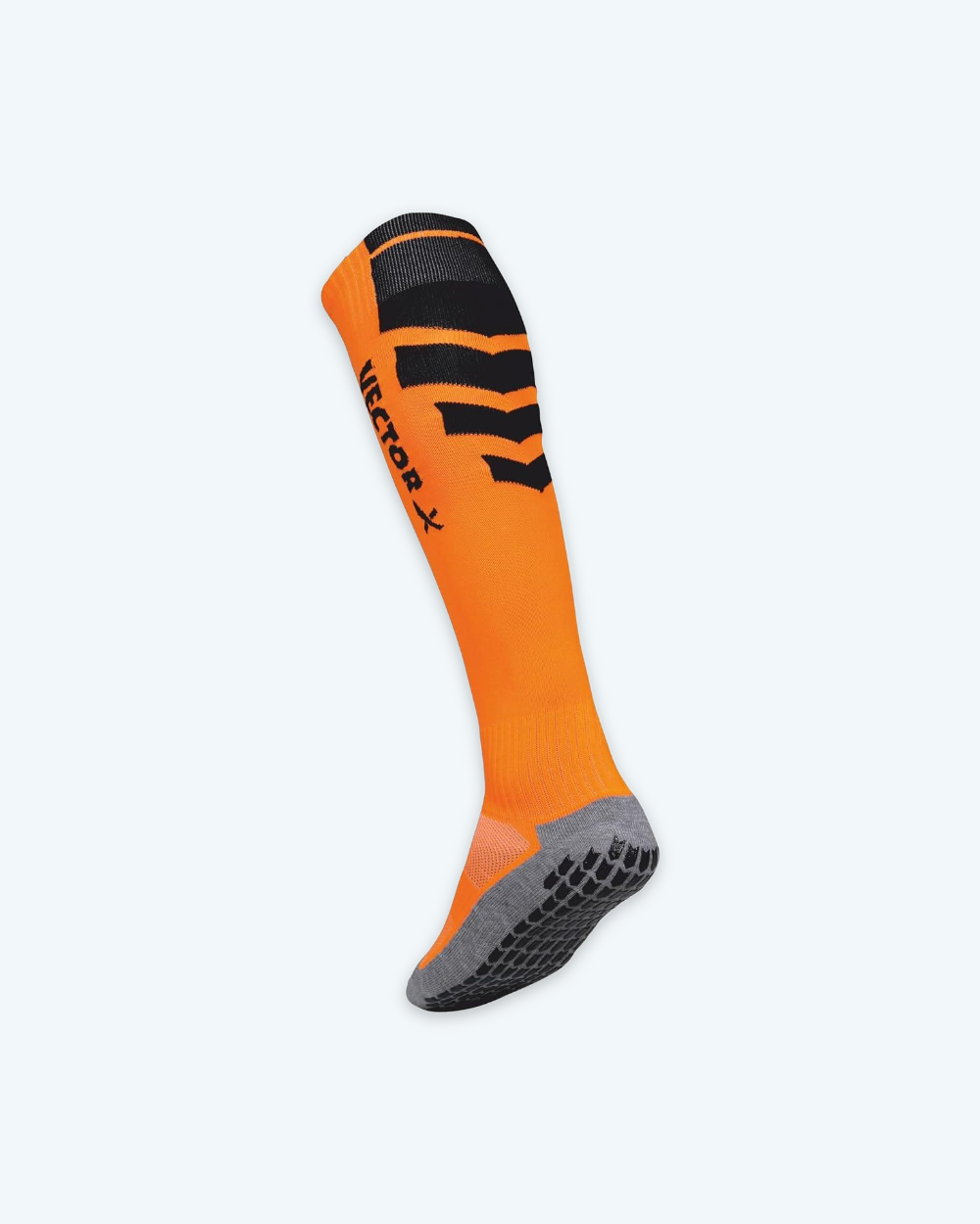 Vector X League Orange Grip Soccer Stockings