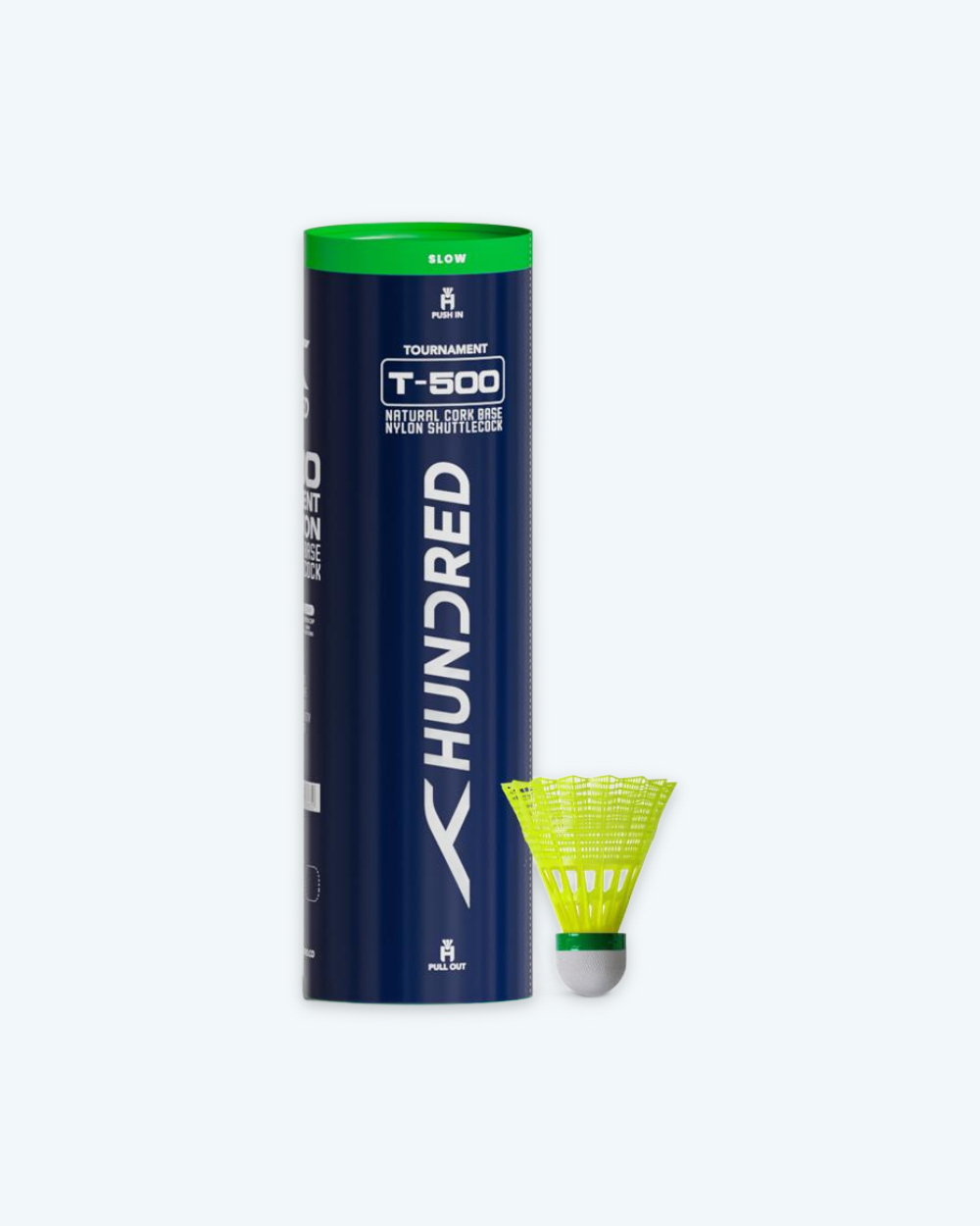 Hundred Nylon Shuttlecock - T - 500 SINGLE